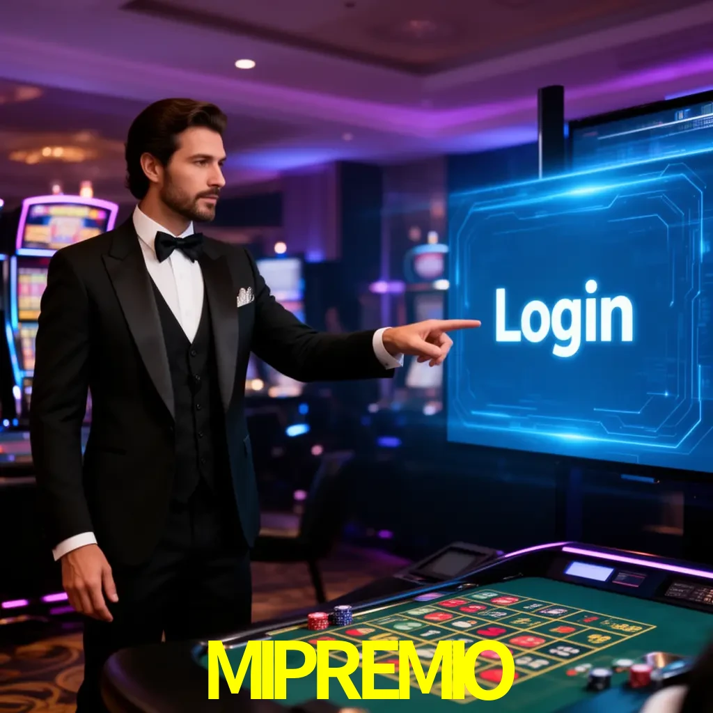 MIPREMIO Login - OTP, cuenta y soporte Pantalla MIPREMIO Login con OTP, contraseña, cuenta segura y soporte móvil